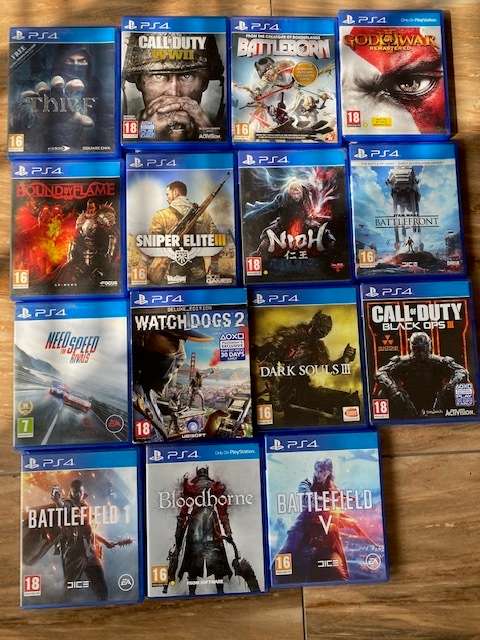 PlayStation 4 games x15