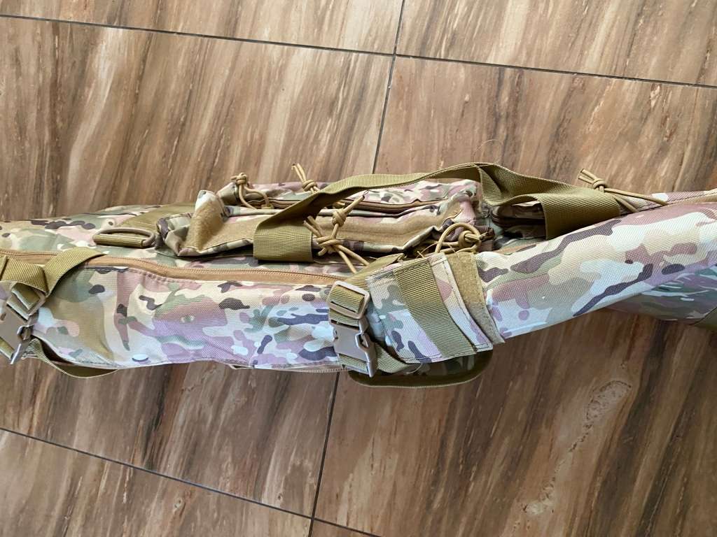 Tactical Double Gun Bag Multi Camo