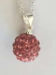 Sterling silver Swarovski crsytal pendant and chain