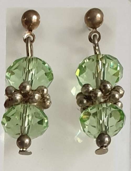 Crystal stud earrings