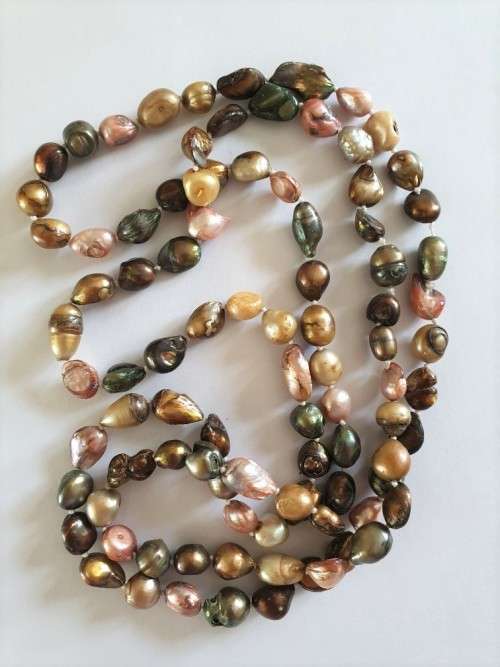 Fresh water pearl necklaces