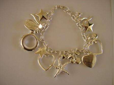 Chunky charm bracelet