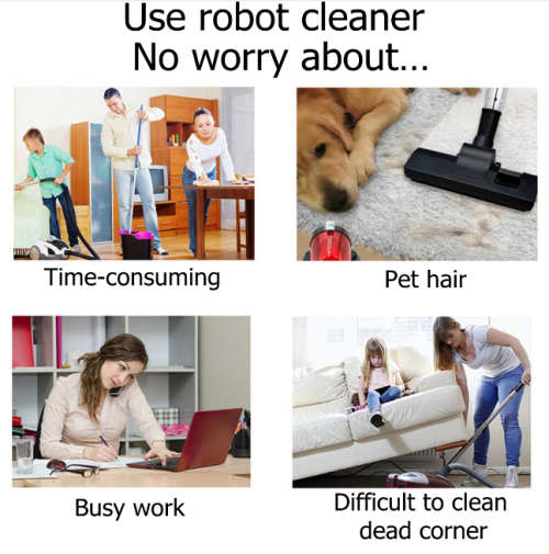Rechargeable Smart Robot Sweeping Cleaner Auto Floor Cleaning Sweeping Mopping