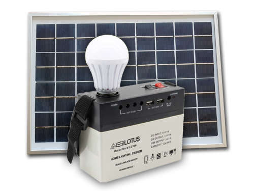 Everlotus 5W Solar Lighting and Powerbank System S5-2399