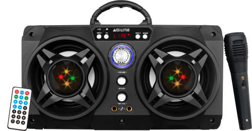 (DEMO UNIT) Everlotus Bluetooth Portable Mini-HiFi Speaker - comes with X1 Wired Mic (DEMO UNIT)