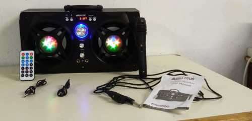 (DEMO UNIT) Everlotus Bluetooth Portable Mini-HiFi Speaker - comes with X1 Wired Mic (DEMO UNIT)