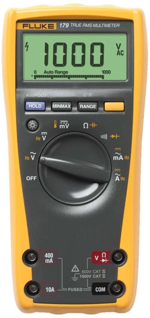 Fluke 179 TRMS Digital Multimeter with Temperature Readings