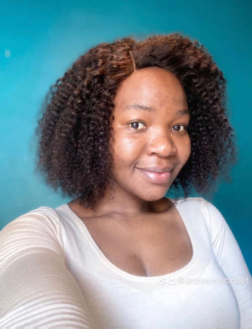 3 part curly wig 10inch