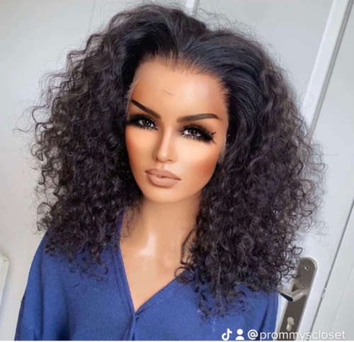 Full frontal curly wig 14inch