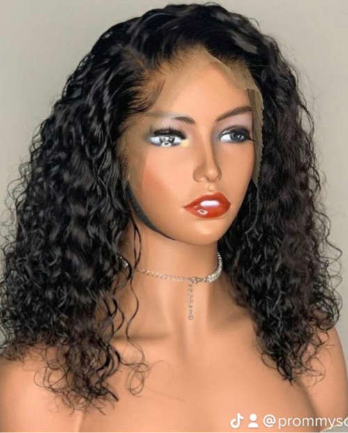 Full frontal curly wig 14inch