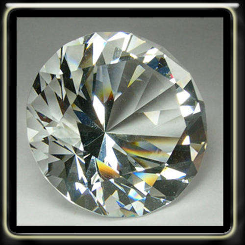 2.05CT PRECISION POLISHED DIAMOND SIMULATE - BEATIFULL LUSTREOUS BRILLIANT ROUND