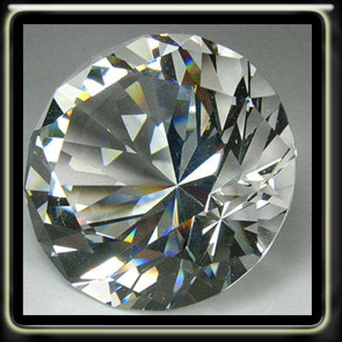GLITTERING 2.91CT A PRECISION BRILLIANT ROUND DIAMOND SIMULANT WITH BEATIFULL LUSTRE