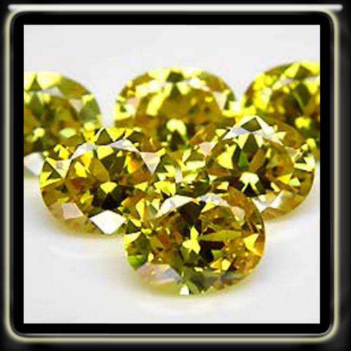 2.52CT SPARKLING CANARY YELLOW BRILLIANT ROUND DIAMOND VVS SIMULANT