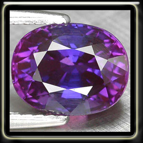 3.67CT BLUISH VIOLET SAPPHIRE [VVS] - CLEAN LUSTROUS MADAGASCAN OVAL