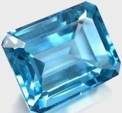 MYSTERIOUS 4.59ct Octagon Cut Sky Blue Topaz