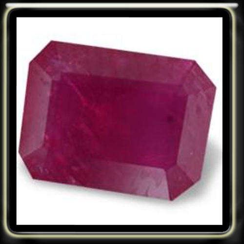 NATURAL 1.27ct Pigeon Blood Red Octagon Shape Ruby