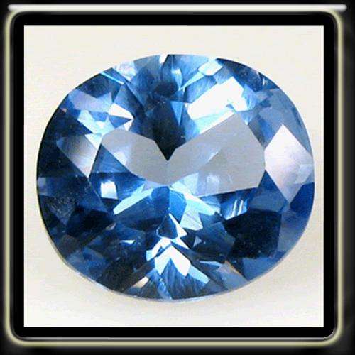 2.90ct.AWESOME SWISS BLUE TOPAZ CUT IN A MIX OVAL