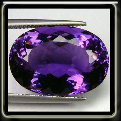 Emaculant 17.10ct Perfect Purple Mixed Oval Cut Amethyst Beautifully Polished