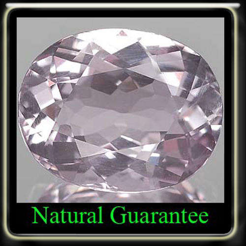 STRIKING 4.95CT NATURAL LIGHT PURPLE AMETHYST CUT IN A MIXED OVAL GEMSTONE