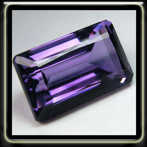 INCREDIBLE 14.90C LIGHT PURPLE AMETHYST CUT IN A PERFECT OCTAGON