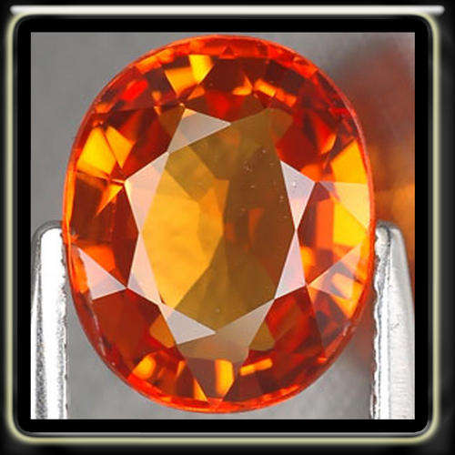 GRACIOUS 4.32CT SUNSHINE GOLDEN GLOWING SONGEA SAPPHIRE A MODERN OVAL GEMSTONE