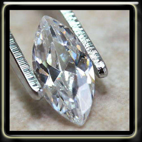 SPARKLING 1.36CT PRECISION MARQUISE WHITE DIAMOND MAN MADE SIMULANT