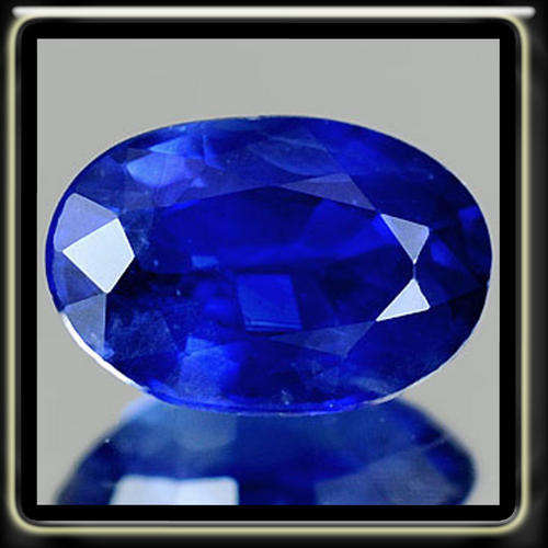 0.65CT DELIGHTFULL NATURAL GEM BLUE SAPPHIRE A MASTERFULL EYE CATCHING OVAL GEMSTONE
