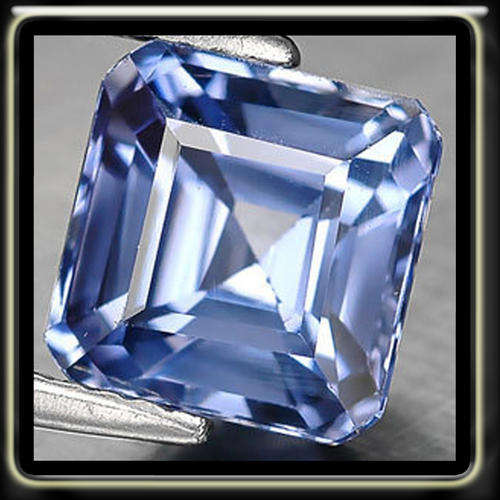 SCINTILLATING 4.30CT VIOLETISH BLUE EMERALD POLISHED SAPPHIRE, A CLEAN EYE CATCHING GEMSTONE