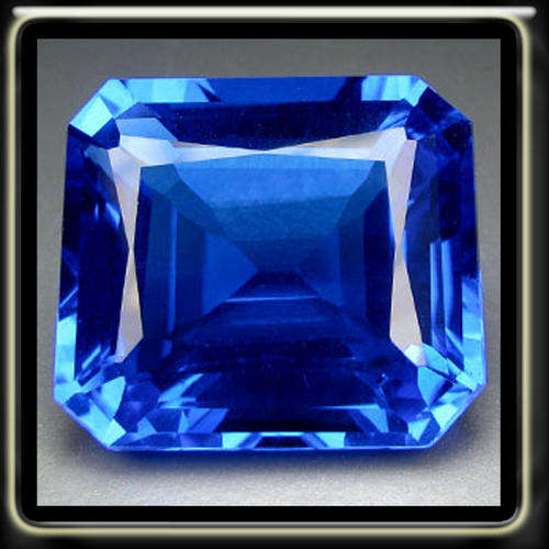 RADIANT 21.10CT AMAZING TANZANITE BLUE NATURAL QUARTZ IN A STUNNING OCTAGON SHAPE
