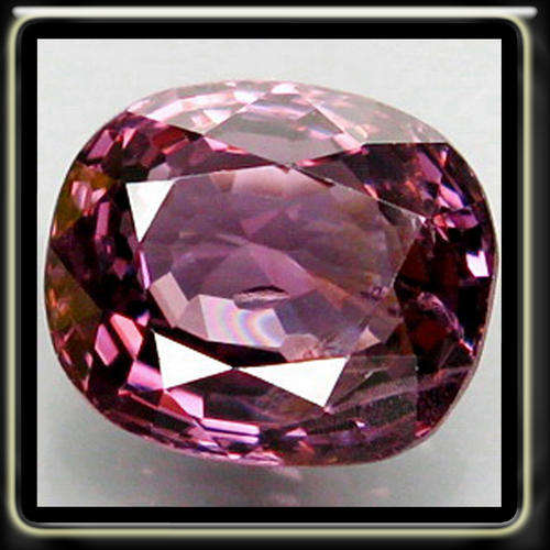 2.14CT MOGOK SPINEL (VS) - PURPLISH RED PRECIOUS MULTI FACETED CUSHION
