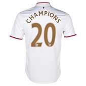 ***CRAZZY SPECIAL*** MANCHESTER UNITED 12/13 PLAYERS EDITION-CHAMPIONS-20-MEDIUM IN GOLD FONT