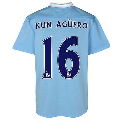 AUTHENTIC MANCHESTER CITY-KUN AGUERO-16-SMALL-HOME KIT