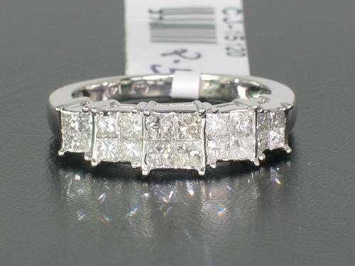R81750 WOW 1.20 CT REAL PRINCESS DIAMOND ENGAGEMENT RING  **FREE APPRAISAL**