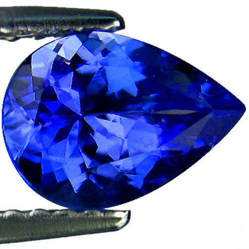 1.30Ct RAVISHING LUSTER NATURAL PURPLE BLUE TANZANITE