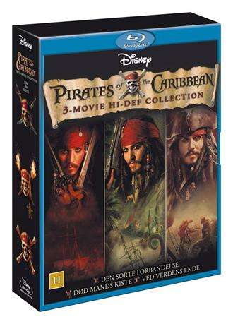PIRATES OF THE CARIBBEAN TRILOGY (3 MOVIE HI-DEF COLLECTION) - BLURAY DISCS