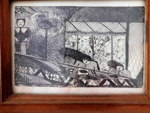 Original etching signed and numbered