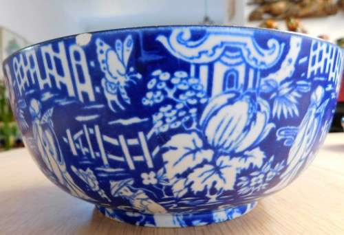 Blue and white Wilkinson Burslem bowl