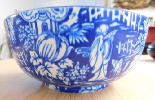 Blue and white Wilkinson Burslem bowl