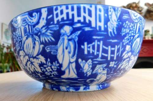 Blue and white Wilkinson Burslem bowl