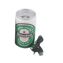 Heineken Shape Design Can Audio MP3 Speaker