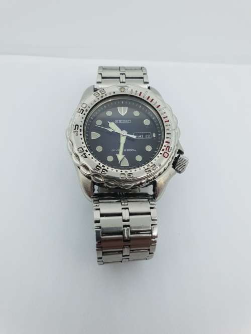 Seiko Divers watch - 200m - 7N36-6A40 - sapphlex crystal - WORKING