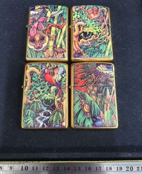 1995 Limited edition Zippo lighter set (4) - FOREST