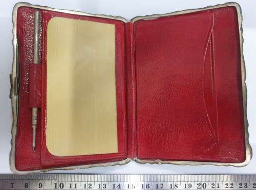 Silver Aide memoire with original pencil - Birmingham