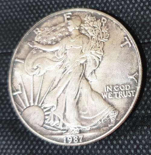 1987 Silver USA 1 dollar