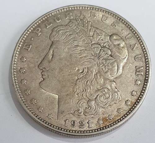 1921 US Morgan silver dollar