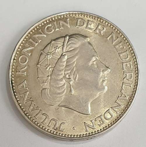 1960 Netherlands silver 2 1/2 gulden
