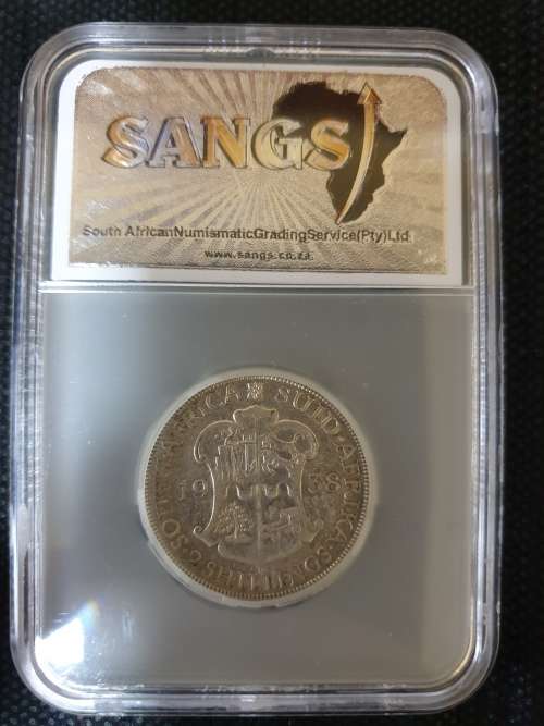 1938 Union of South Africa 2 shilling