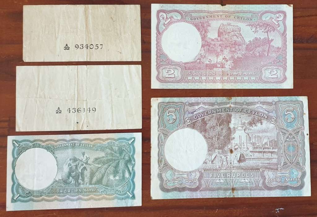 CEYLON BANK NOTES