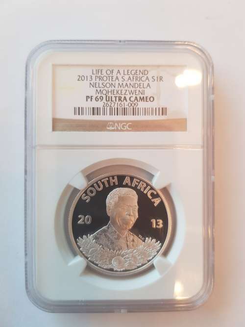 2013 Life of a Legend silver R1.00  NGC PF69