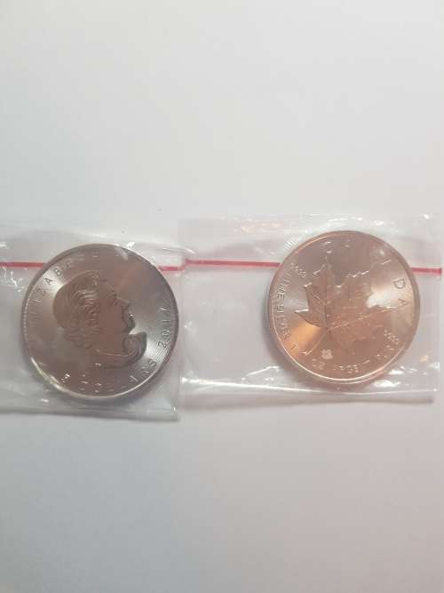 2017 Canadian Maples! 1 bid for both!